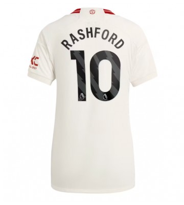 Manchester United Marcus Rashford #10 Tredje Tröja Dam 2023-24 Kortärmad